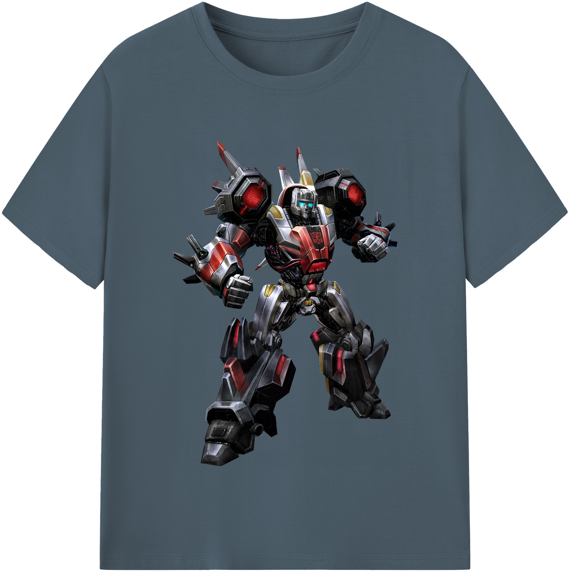 （画像用） Transformers トランスフォーマー 綿100％半袖Tシャツ（フロントプリント）